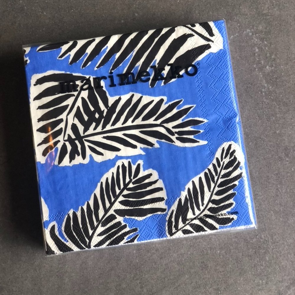 Babassu Blue Cocktail Napkins